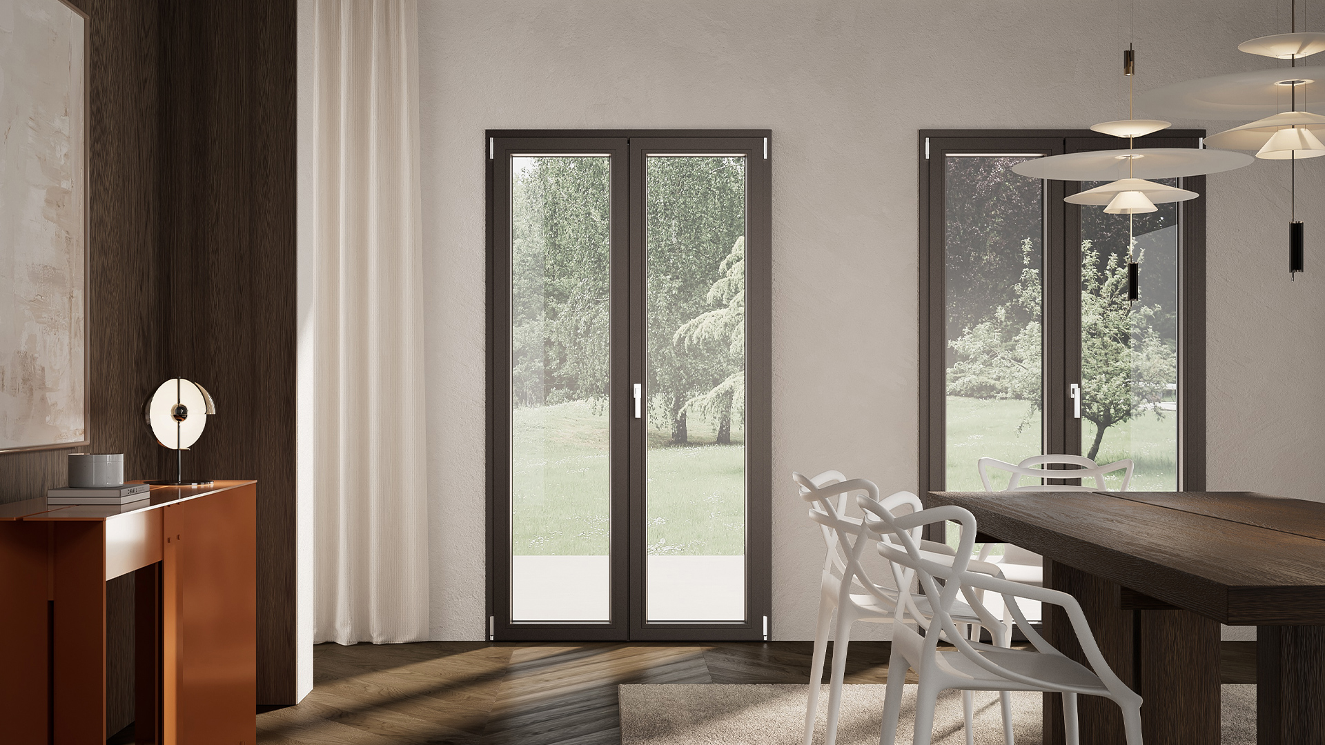 Fossati Serramenti PVC Vision76 Portafinestra